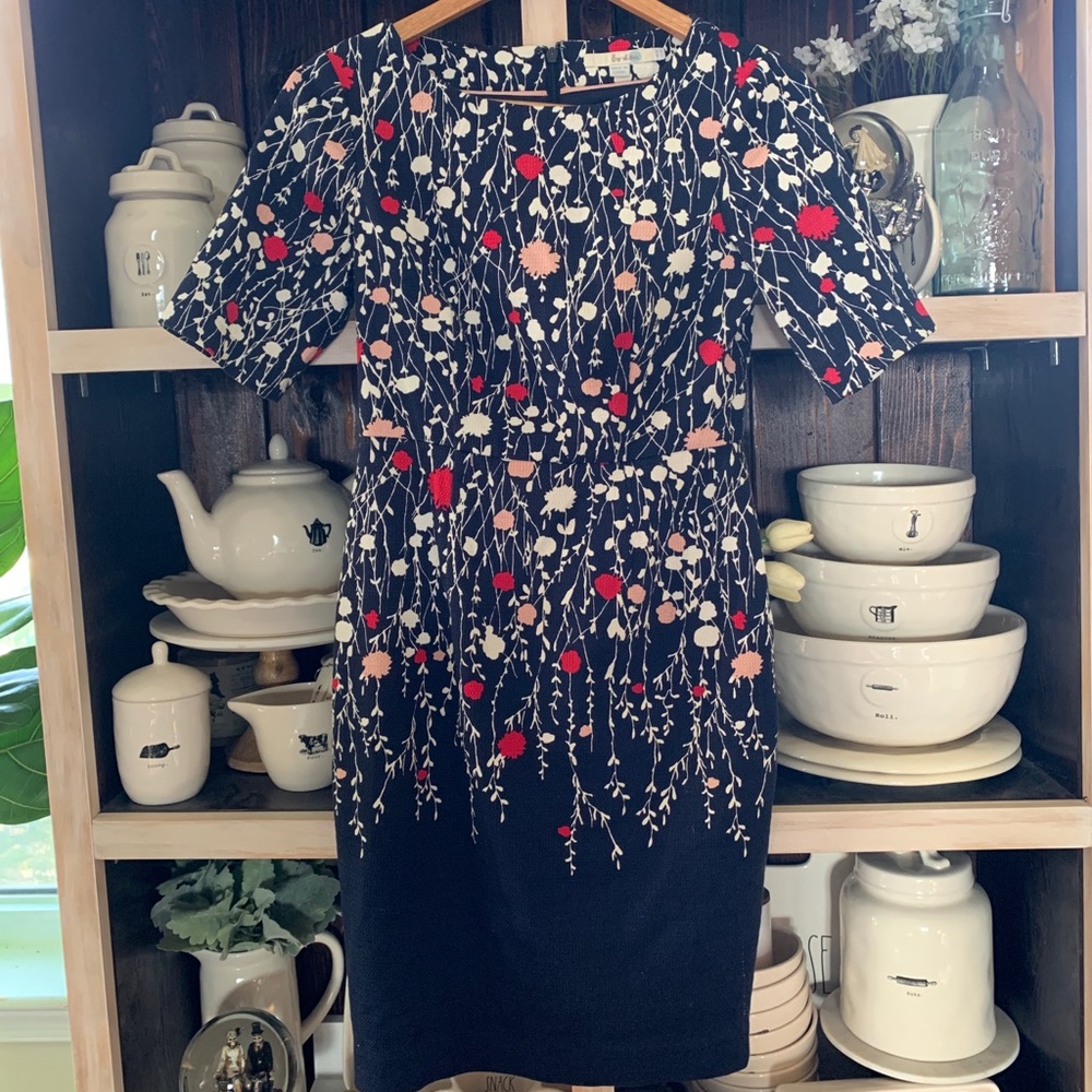 Petite Boden Floral Shift Dress